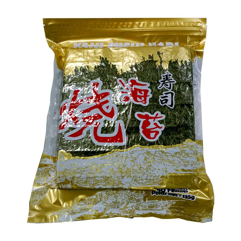 Yaki Sushi Nori 50 Folhas 135g