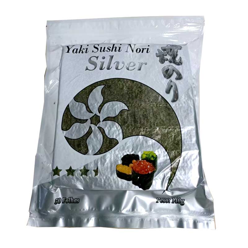 Yahi Sushi Nori Silver 50 Folhas